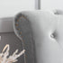Opulence Fabric Bed Grey Velvet